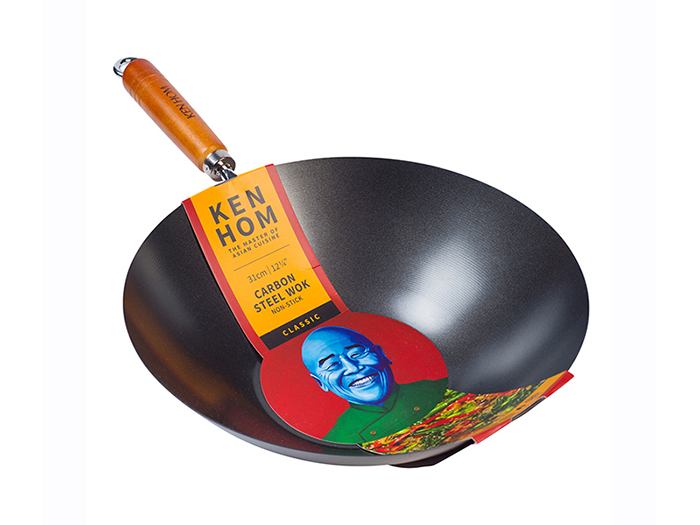 WOK ČELIČNI KEN HOM CLASSIC NON STICK 31CM