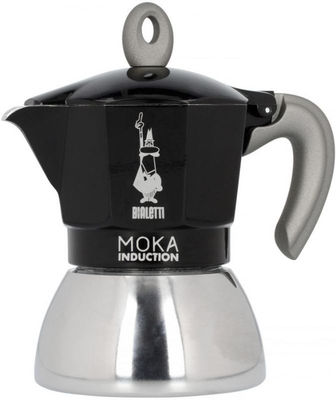 BIALETTI NEW MOKA INDUCTION BLACK 6 CUPS