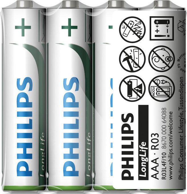 BAT. AAA 4KOM PHILIPS