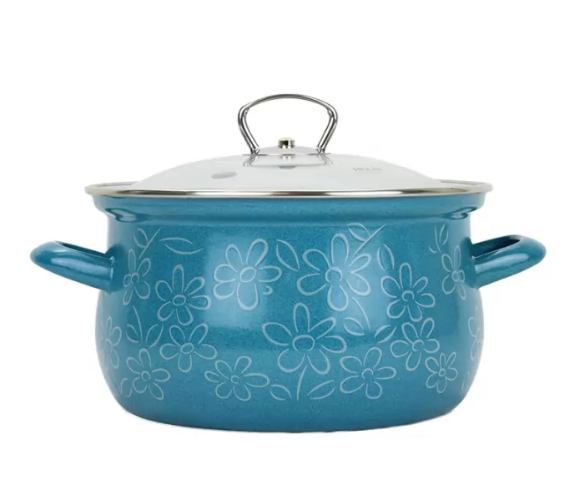 LONAC VISOKI S POKLOPCEM 20 CM 3,6L B CVIJET