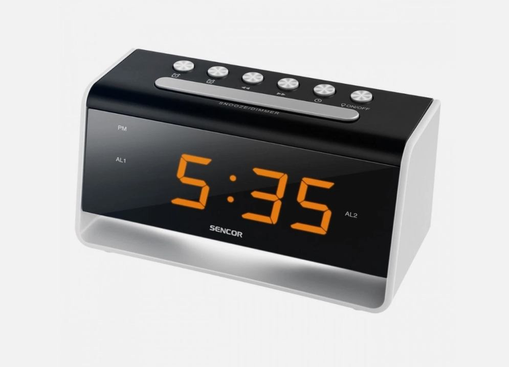 SENCOR ALARM BUDILICA+LED