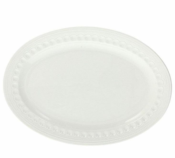 TANJUR OVALNI 30CM BIJELI