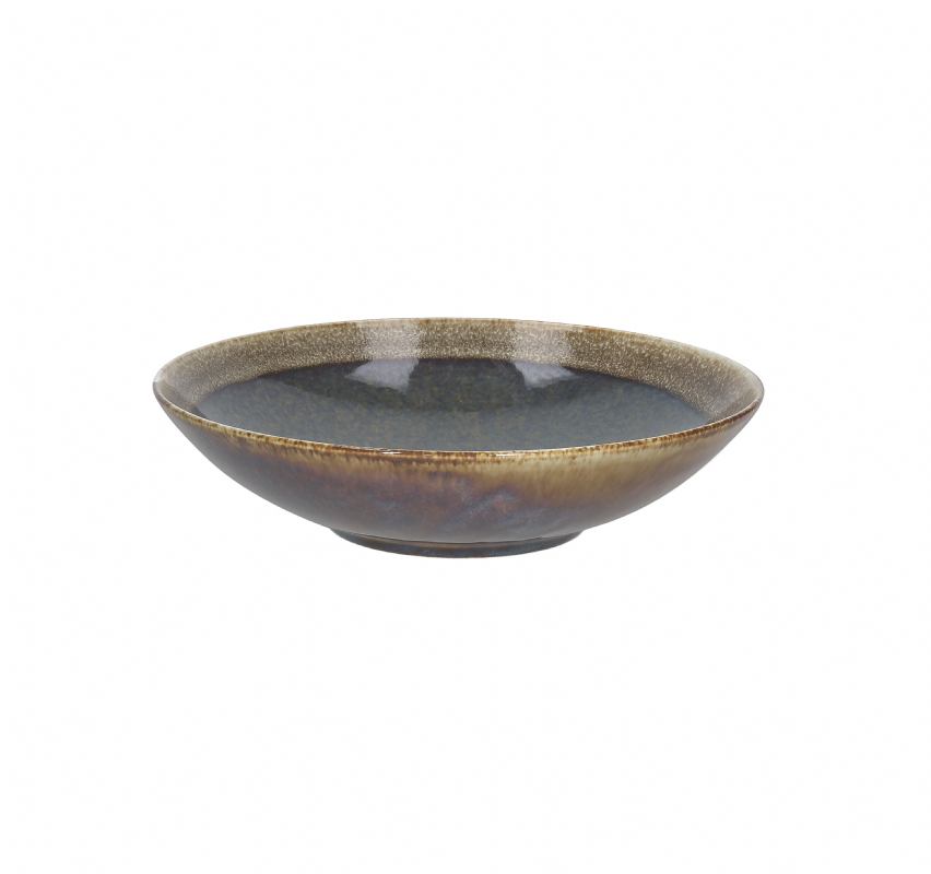 DUBOKI TANJUR 21 CM BLOOM BLUE AND BROWN