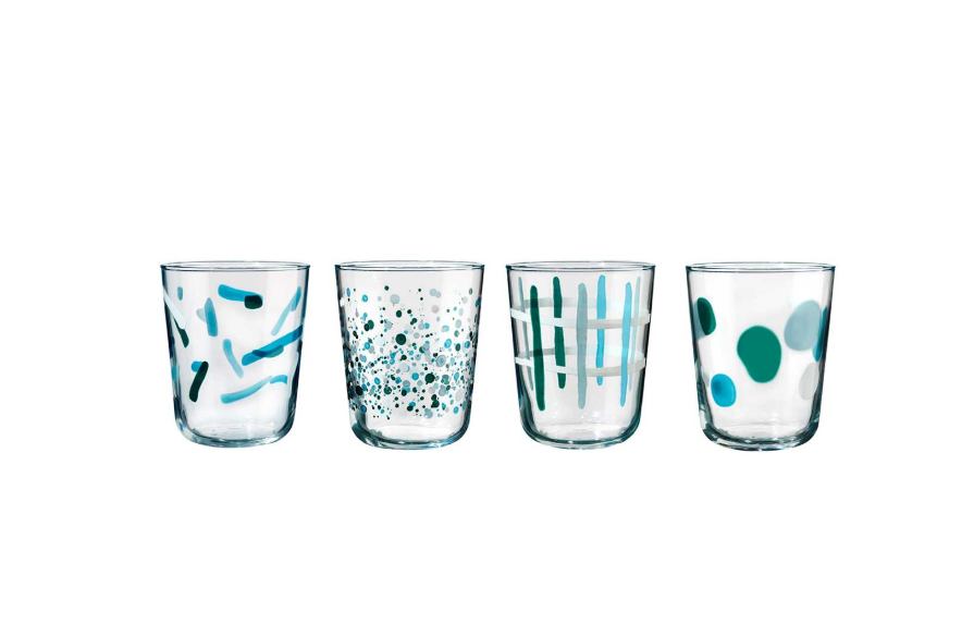 SET ČAŠA 4/1 U BOJI 31,5CL