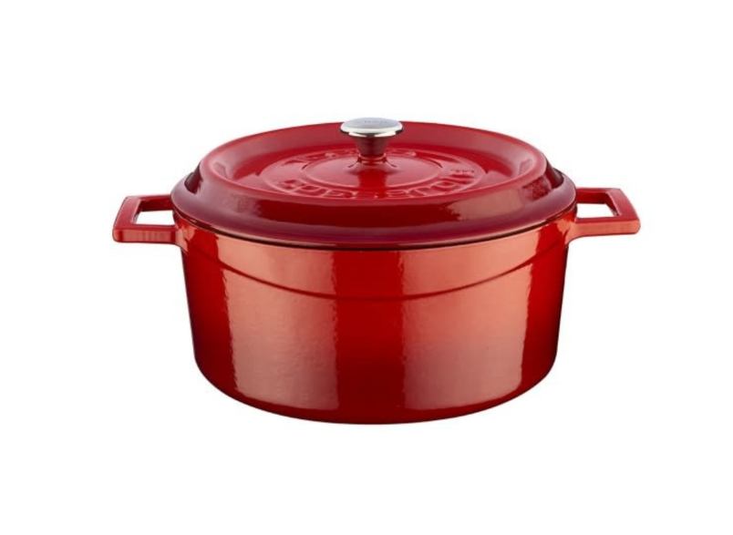 LAVA OKRUGLI DUTCH OVEN 24 CM CRVENI