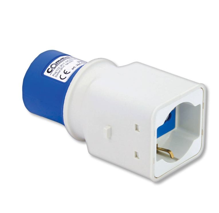 Adapter CEE-Šuko/EURO/Italy 16 2P+T 16A 250 V