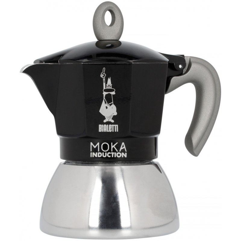 BIALETTI NEW MOKA INDUCTION BLACK 6 ŠALICA 