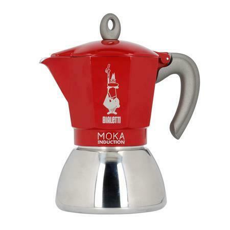 BIALETTI NEW MOKA IDUCTION RED 4 ŠALICE 