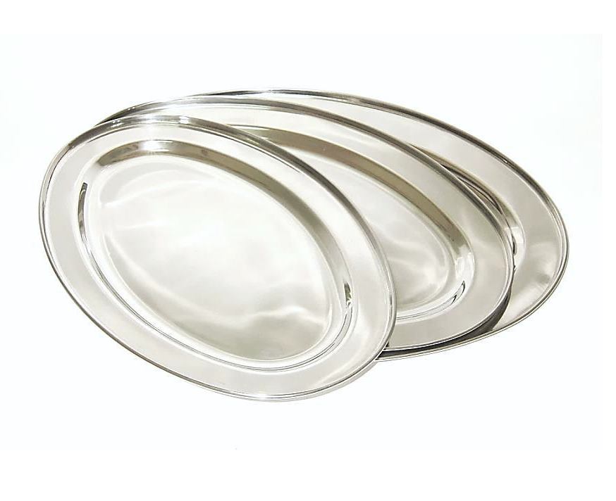 OVAL INOX 40 CM