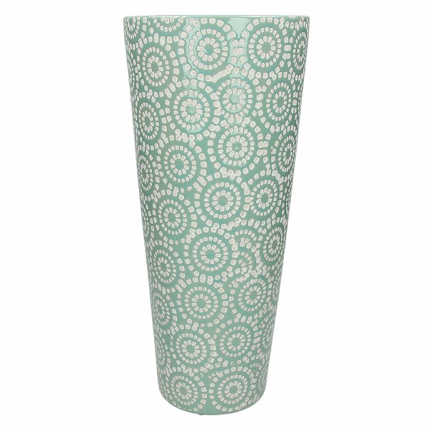 VAZA KERAMIKA 18*40cm ZELENA 